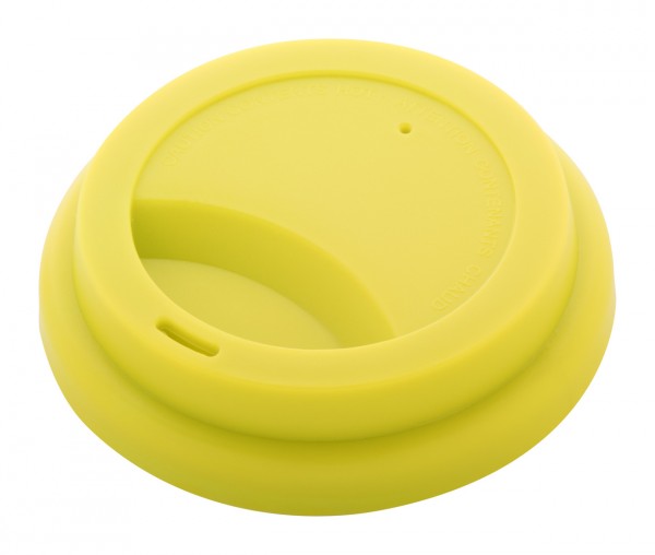 CreaCup cană termoizolantă personalizată, capac  verde lime deschis