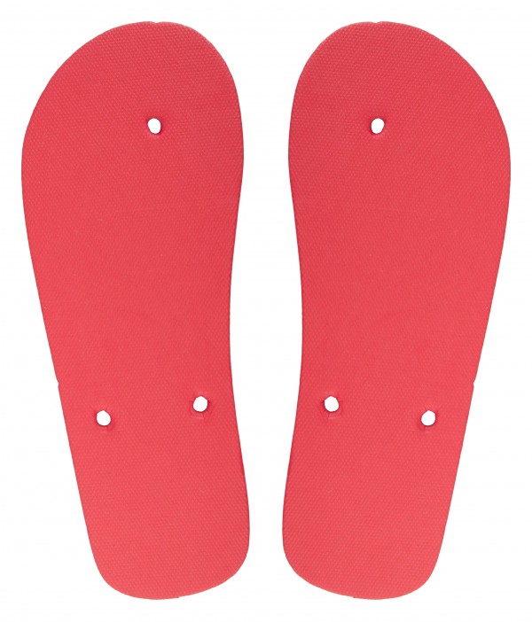 CreaPlaya papuci de plajă personalizați  roșu