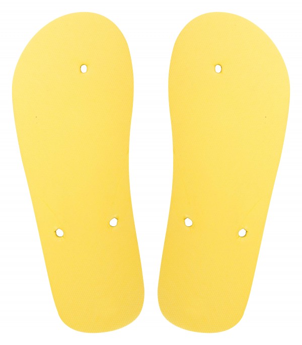 CreaPlaya papuci de plajă personalizați  galben