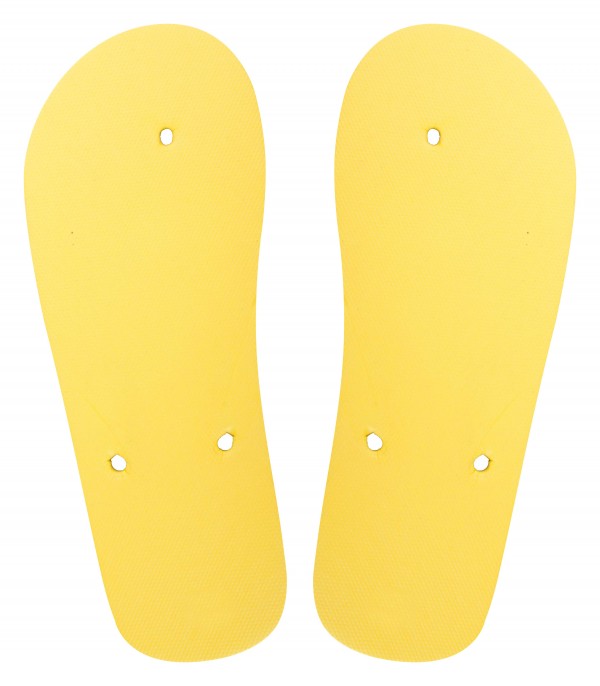 CreaPlaya papuci de plajă personalizați  galben