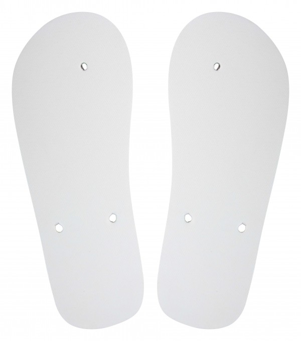 CreaPlaya papuci de plajă personalizați  alb