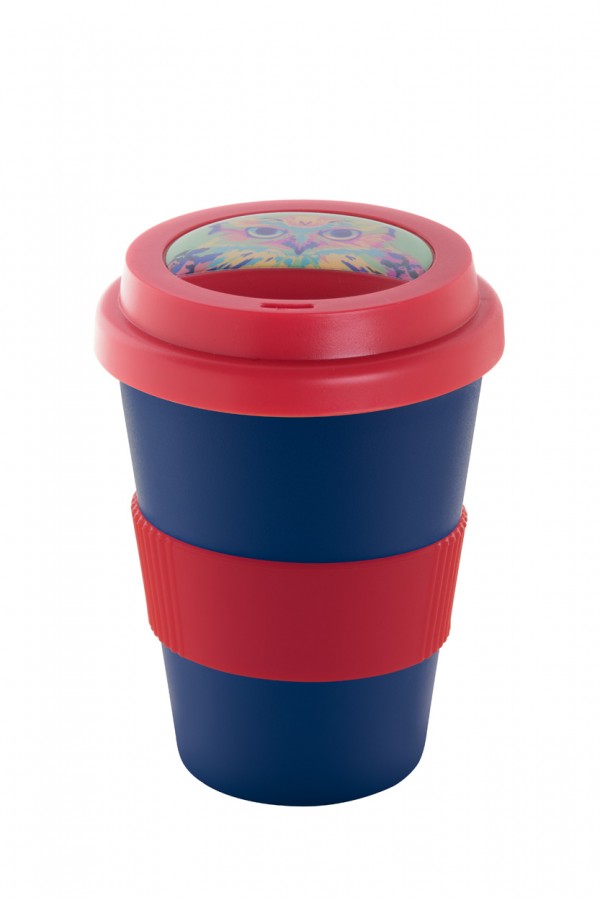 CreaCup Mini cană termoizolantă personalizată, ceaşcă  albastru