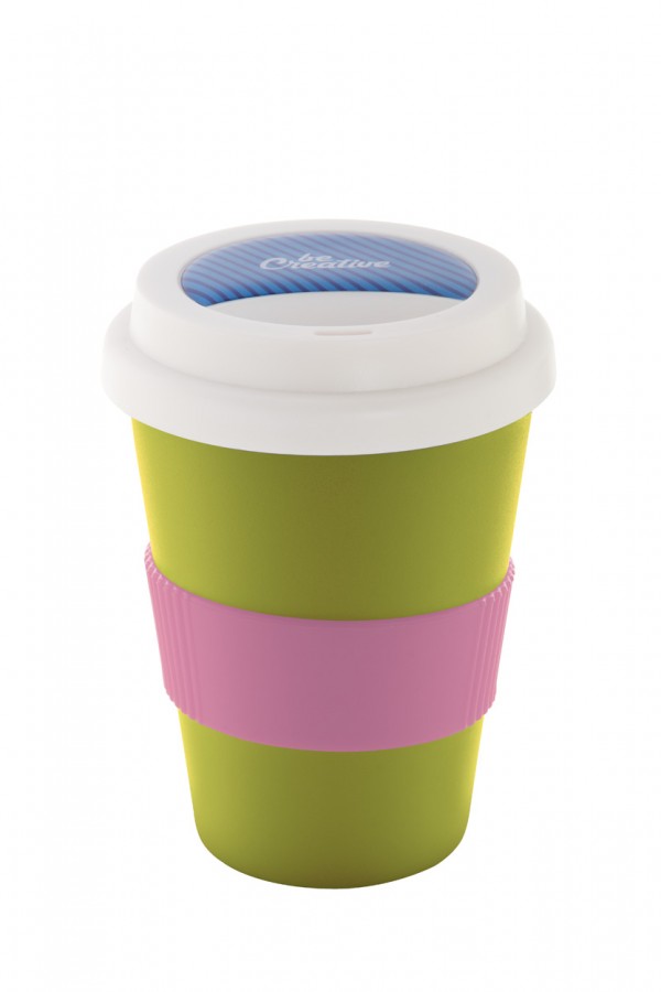 CreaCup Mini cană termoizolantă personalizată, ceaşcă  verde