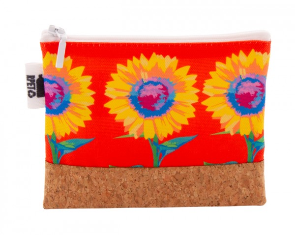 CreaBeauty Cork S RPET geantă cosmetică, personalizată  alb