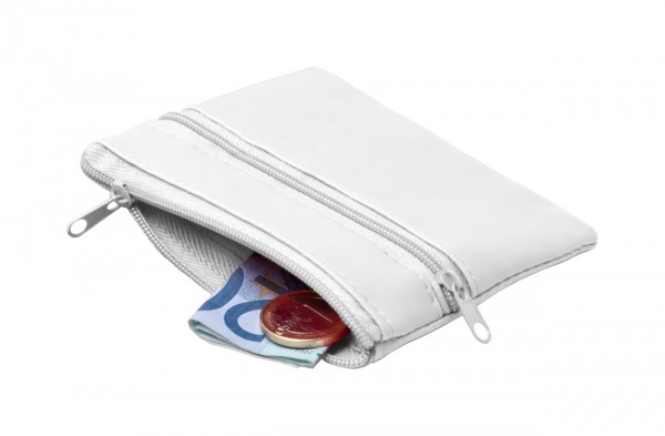 Denar portmoneu  alb