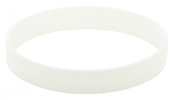 Wristy brățară silicon  alb