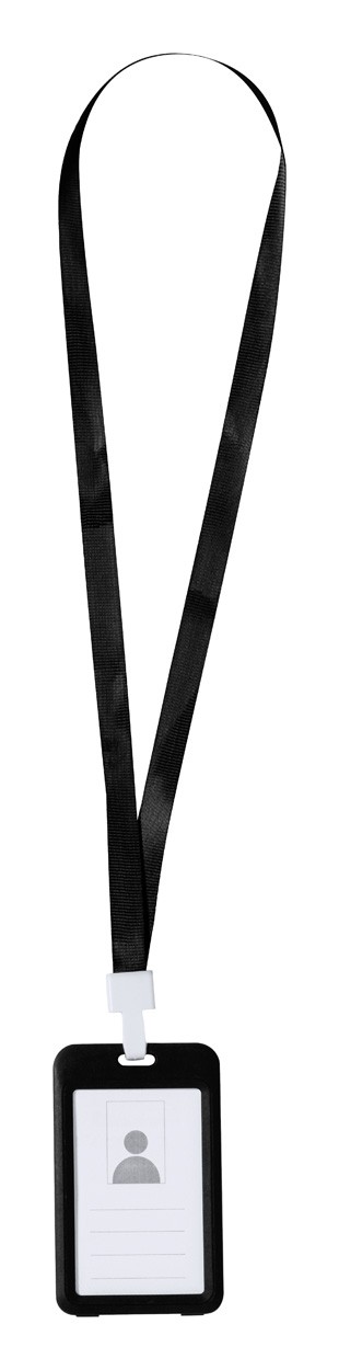 Fleck lanyard  negru