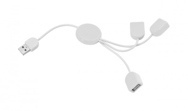 POD hub USB  alb