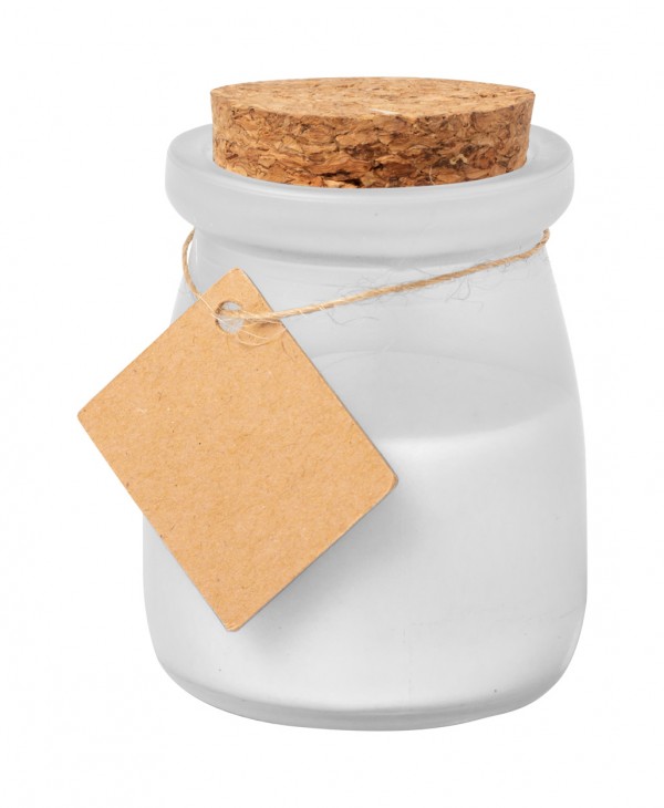 Corscent lumânare, vanilie  alb