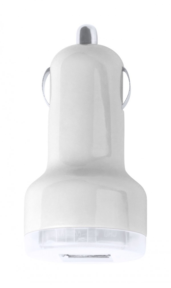 Denom încărcător auto  alb