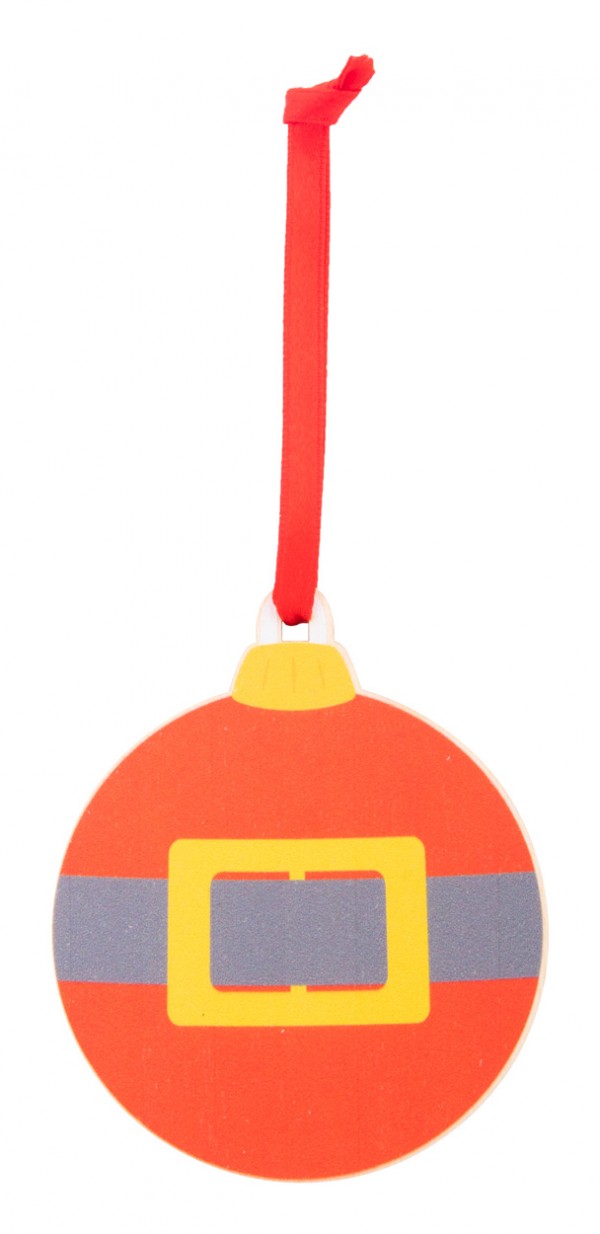 Skaland Ornament pentru pomul de Crăciun, burta Moșului  roșu