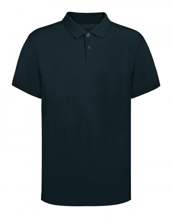 Koupan tricou polo    albastru mediu