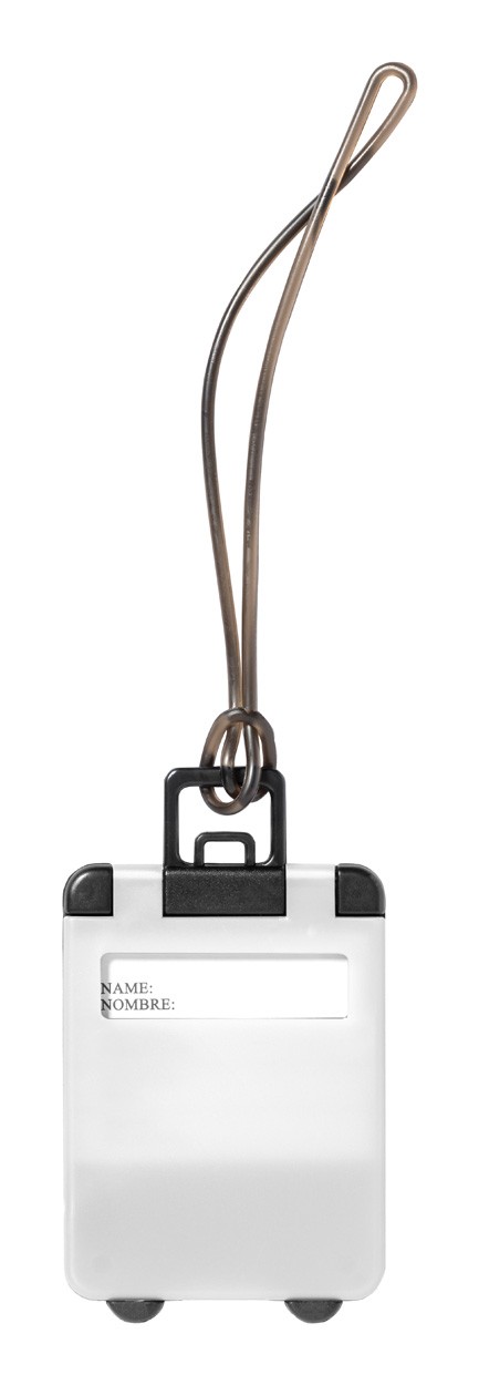 Cloris luggage tag  alb