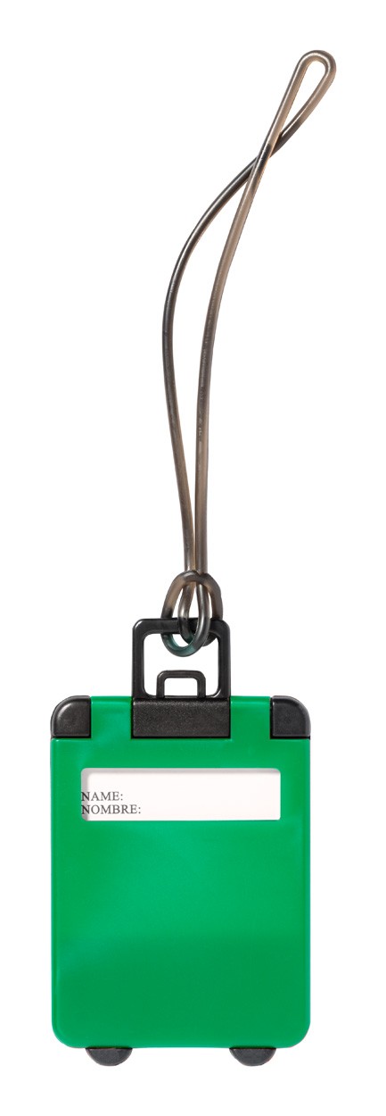 Cloris luggage tag  verde