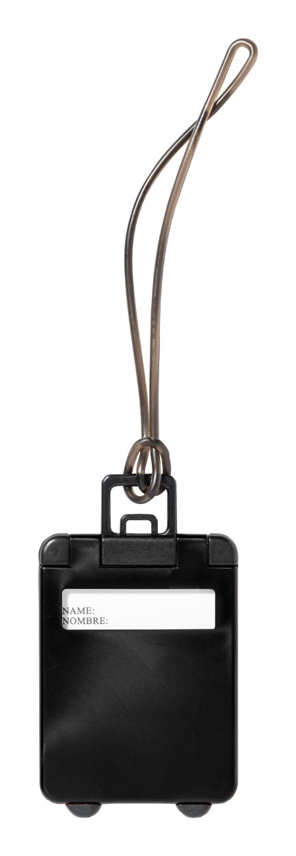 Cloris luggage tag  negru