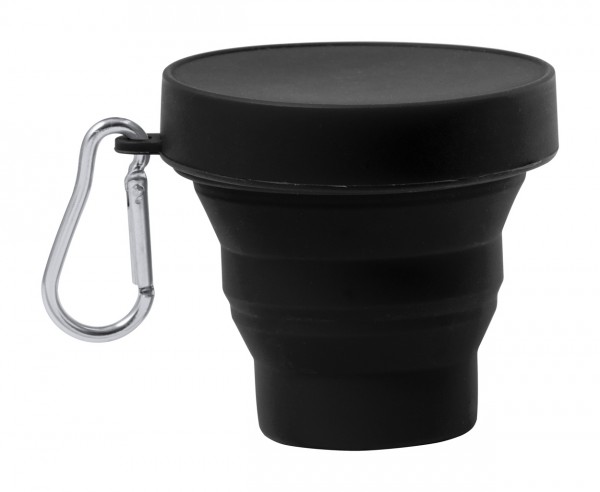 Klimt pahar pliabil  negru