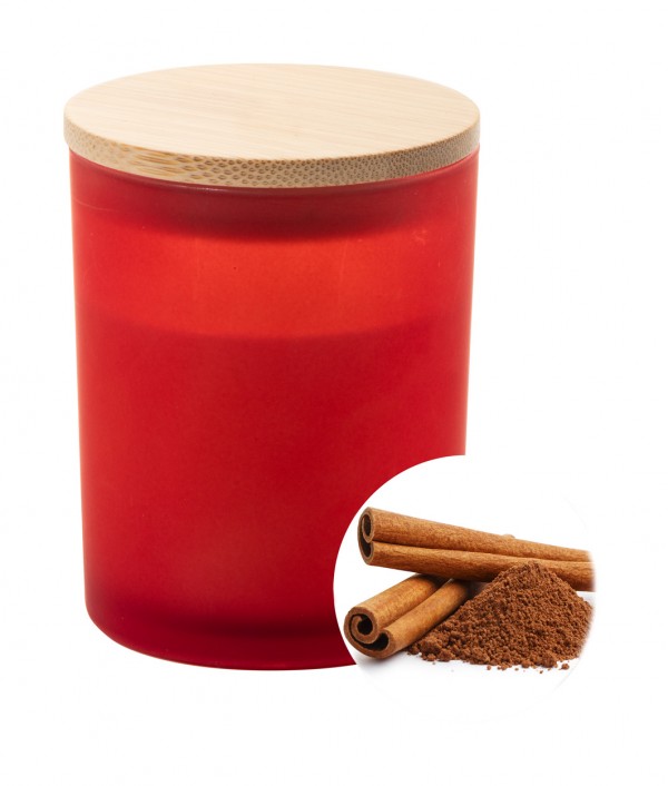 Daizu XL lumânare, scorţisoară  roșu