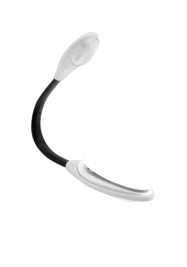 Lektura lampă cu clip  alb