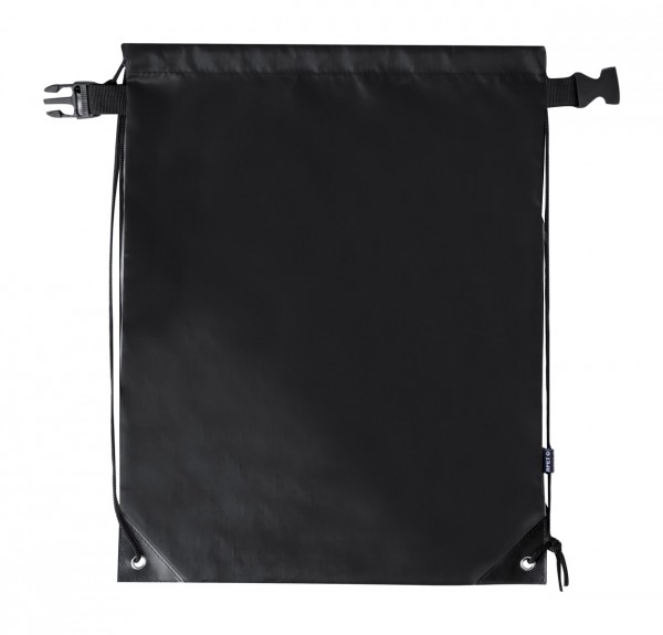 Sionap rucsac cu șnur, RPET  negru