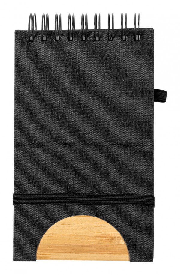 Alyxa carnețel RPET  negru