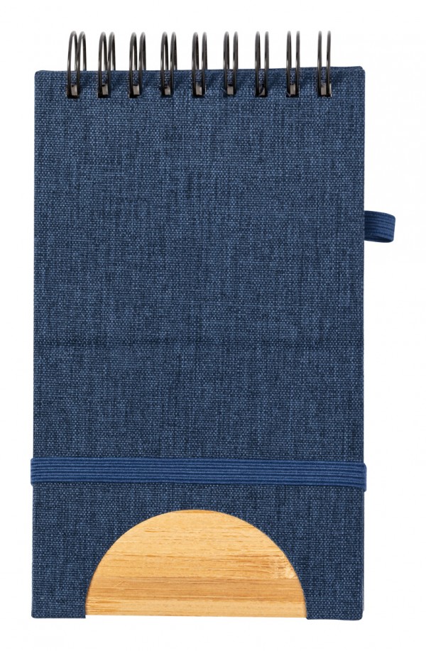 Alyxa carnețel RPET  albastru închis