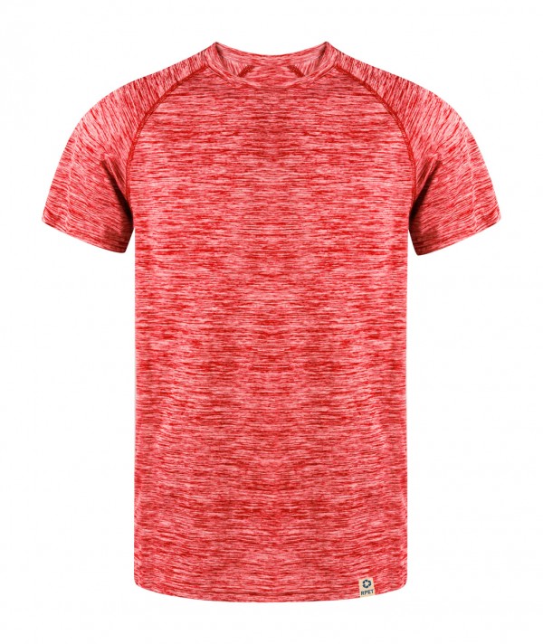 Tecnic Kassar tricou sport, material reciclat RPET S roșu