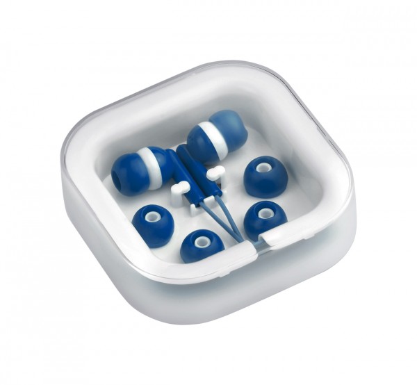 Cort căști pentru telefon  alb