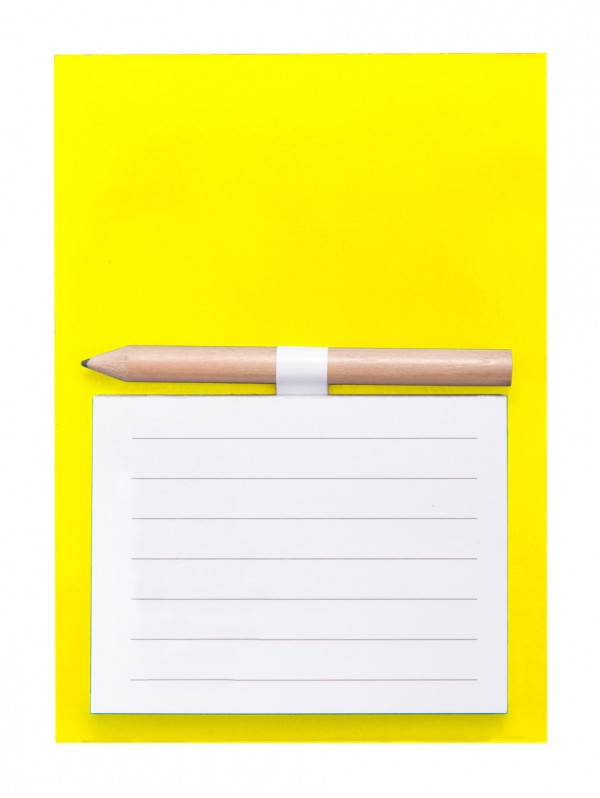 Pecfri blocnotes magnetic  galben