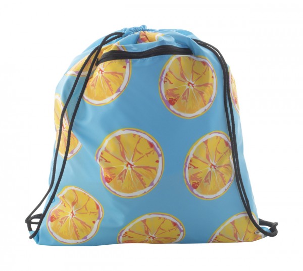 CreaDraw Zip rucsac cu cordon, personalizat  negru