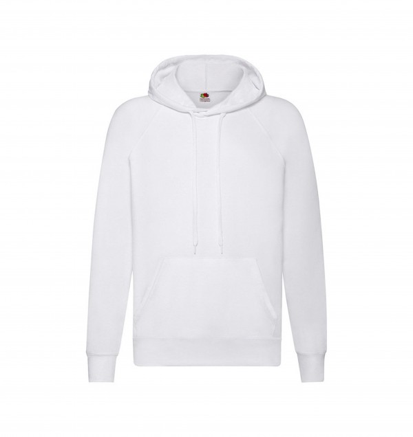 Lightweight Hooded Sweat K Hanorac copii 12-13 alb
