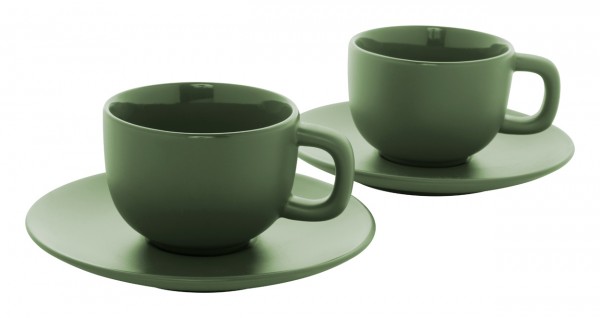 Caturra Plus Set cești capuccino  verde