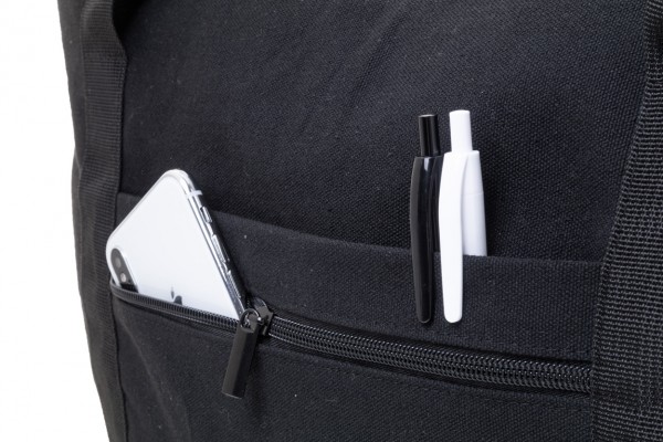 Rebyss Travel geantă de voiaj din pânză reciclat  negru