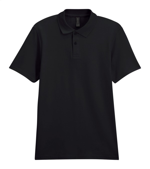 Softstyle Pique tricou polo S negru