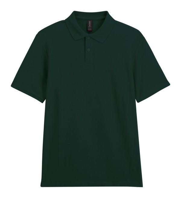 Softstyle Pique tricou polo L verde închis
