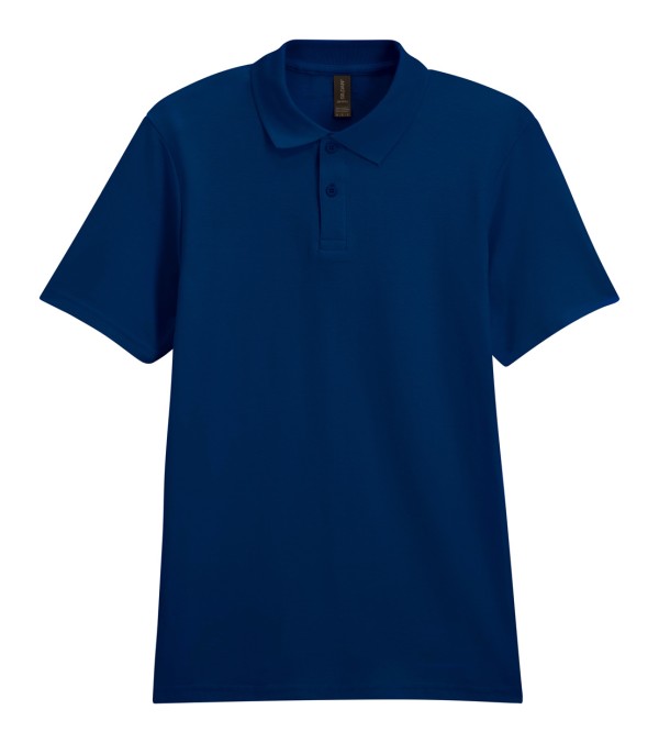 Softstyle Pique tricou polo L albastru închis