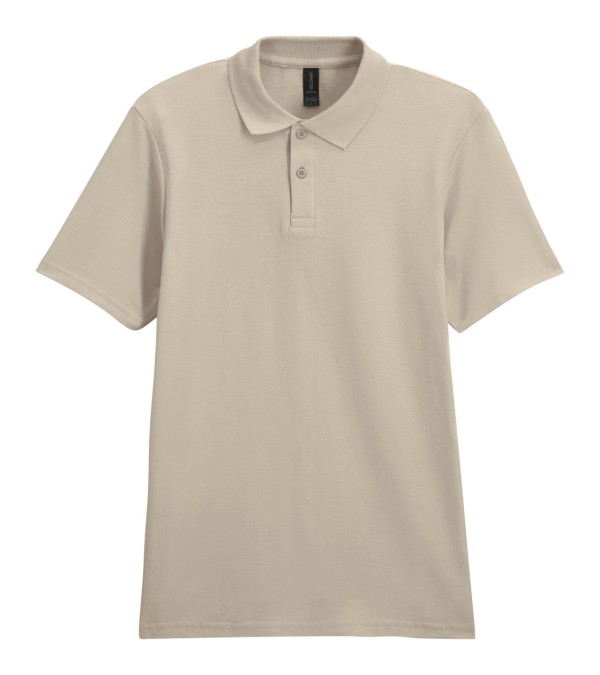 Softstyle Pique tricou polo M natural