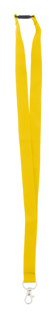Revent lanyard, RPET  galben