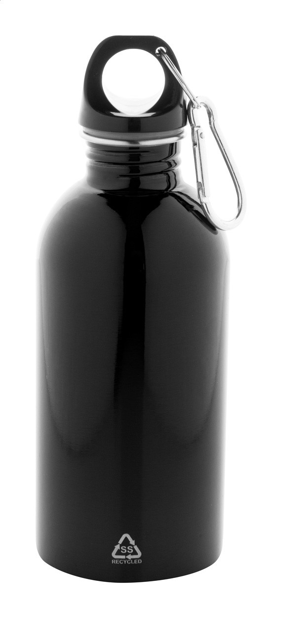 Ressuto sticlă din oțel inoxidabil reciclat  negru