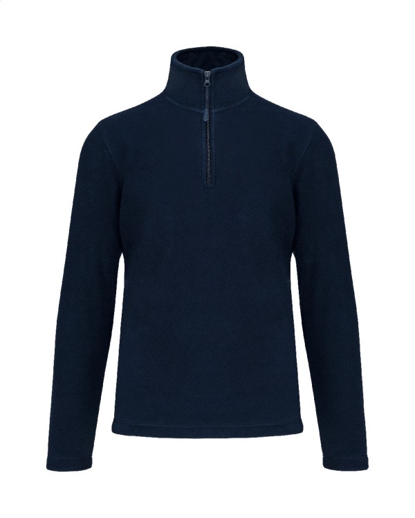 KA912 Jachetă fleece cu fermoar scurt XL albastru închis