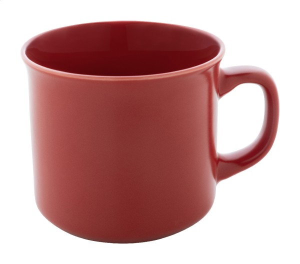 Woodstock Flat Cană vintage, mată  roșu