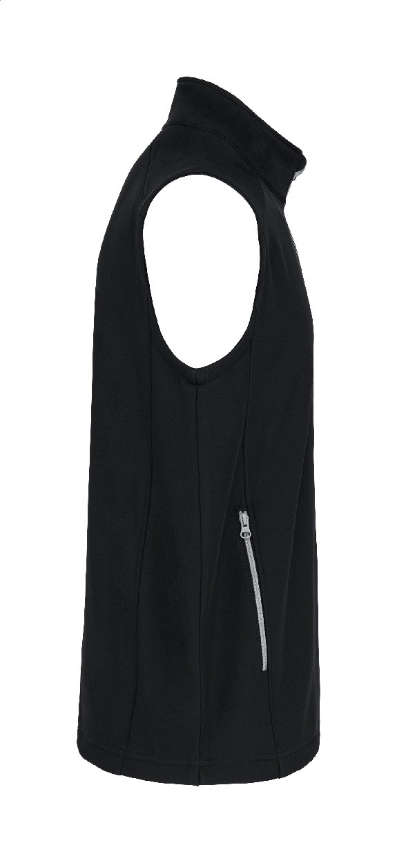 KA423 Vestă softshell, 2 straturi XXL negru