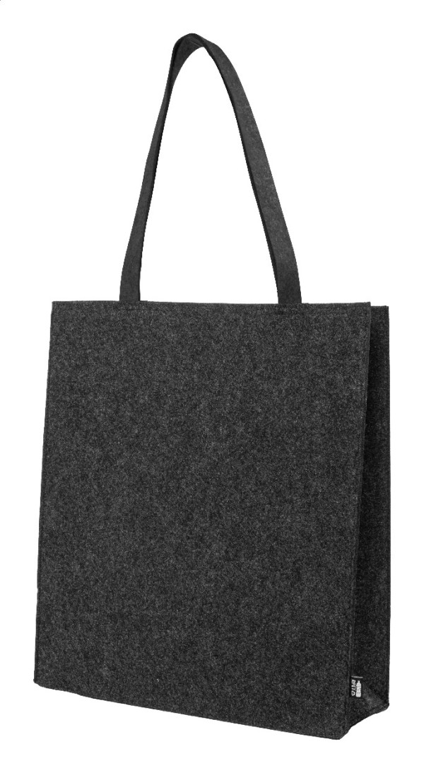 Refelt Shop Plus Sacoșă de cumpărături, RPET  gri închis