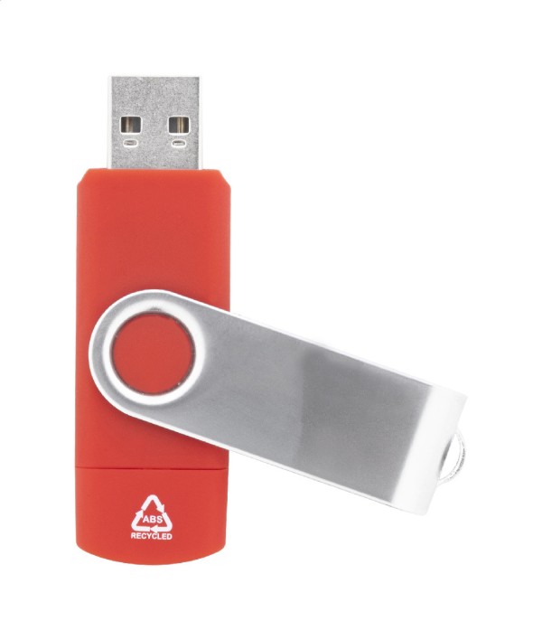 TwistDrive Plus UnitateUSB OTG RABS  roșu