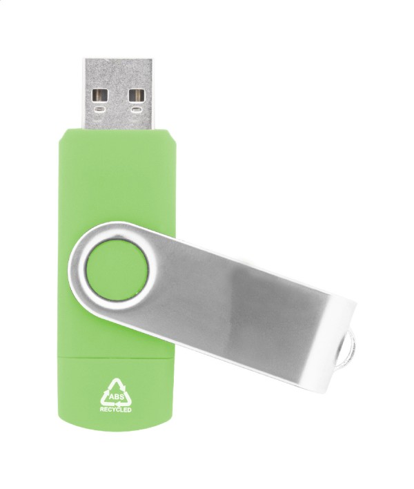 TwistDrive Plus UnitateUSB OTG RABS  verde