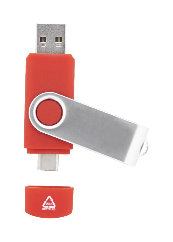 TwistDrive Plus UnitateUSB OTG RABS  roșu