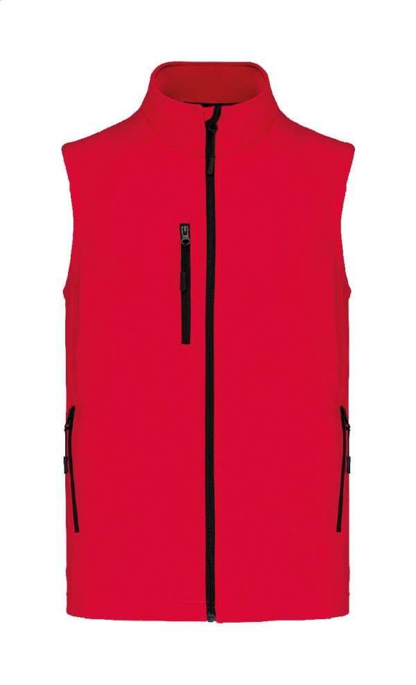KA403 Vestă softshell, 3 straturi M roșu