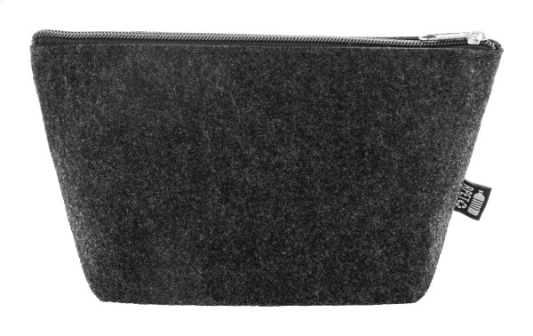 Refelt Beauty Geantă pentru cosmetice, RPET  gri închis