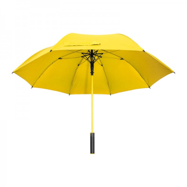 DARREN Umbrelă cu mâner inelar ø 120 x 93 cm Galben