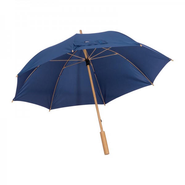LETITIA Umbrelă din bambus ø 103 x 83,5 cm Albastru Inchis