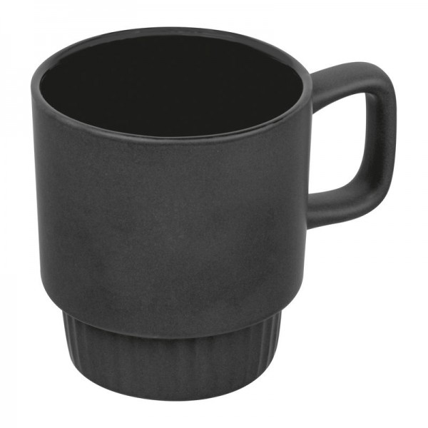 AURELIA Cană ceramică mată, 300 ml ø 8,5 x 9,5 cm Negru
